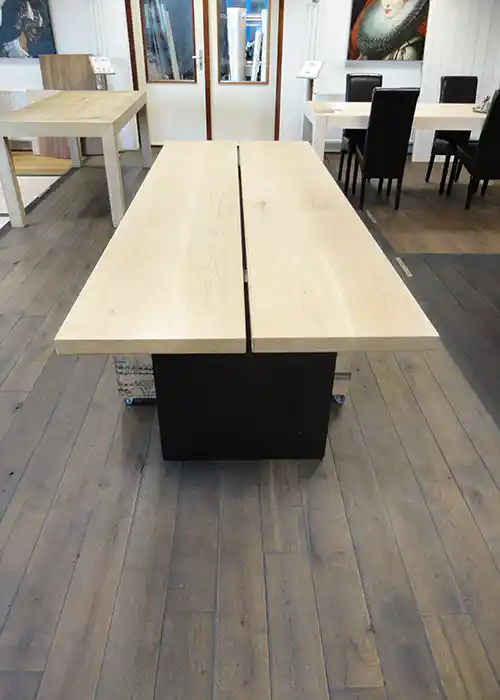 moederlijk Het beste fusie Eiken tafel 2 Plank | fairwood.nl
