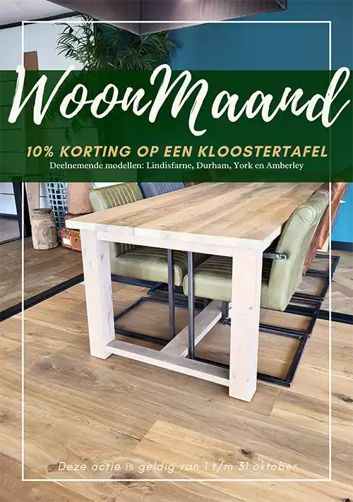 kloostertafels woonmaand actie